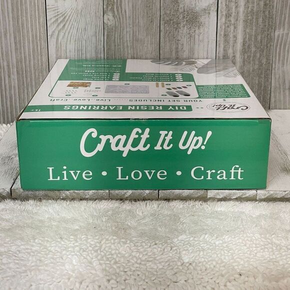 Creative Kids Craft It Up UV Resin Earring Making Kit NEW NIP - Picture 5 of 5